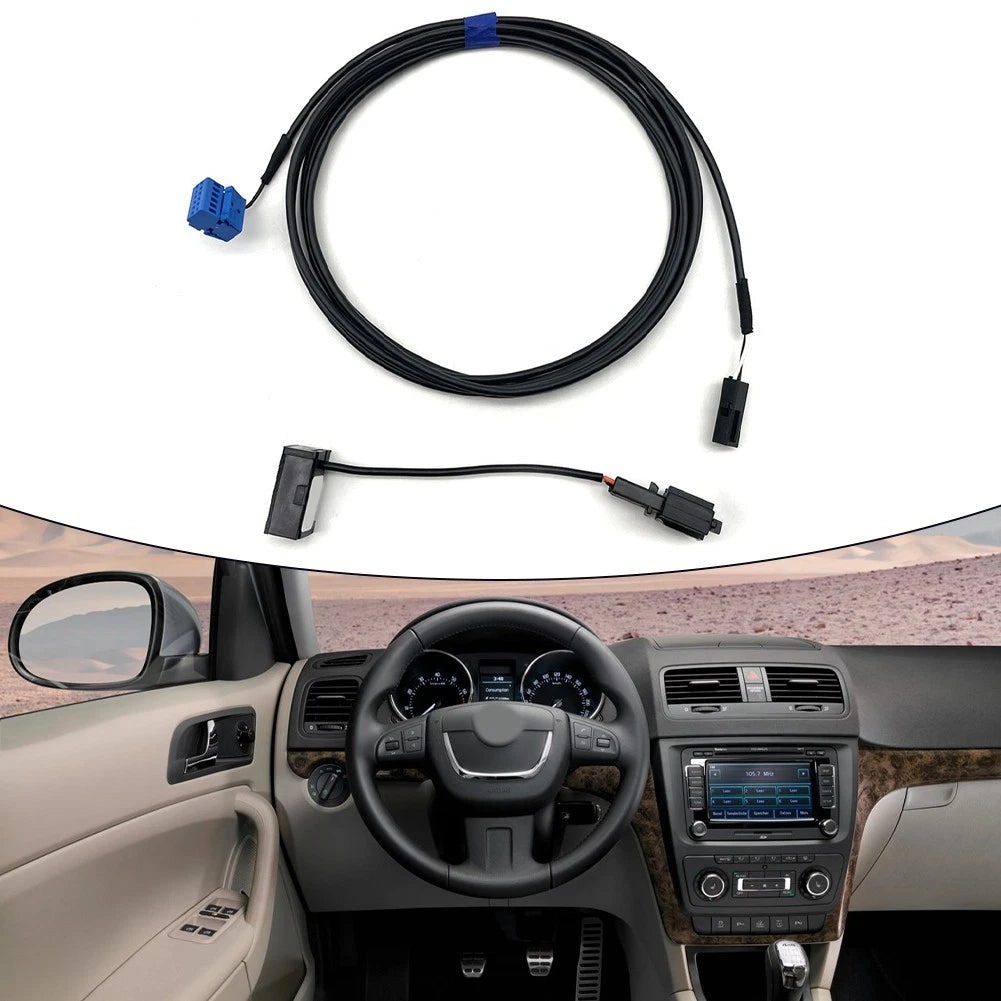 Microphone for Volkswagen RNS510 RCD510 (2006–2012) with Harness Cable