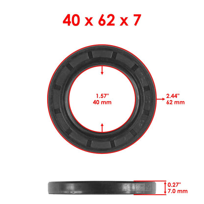 Caltric Rear Hub Bearings Replacement for Yamaha YFZ50 (2017–2023)