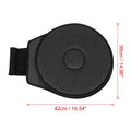Car Seat Cushion for Universal Fit (Rotating, Thin, Black)