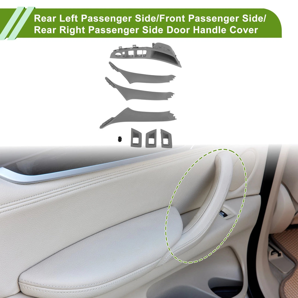 Door Panel Handle Pull Trim Cover Replacement for BMW 5 Series (2011–2016)