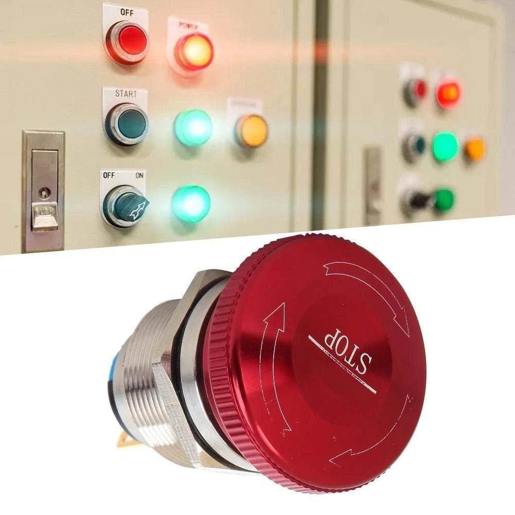 22mm Metal Mushroom Stop Switch for Equipment (IP65)