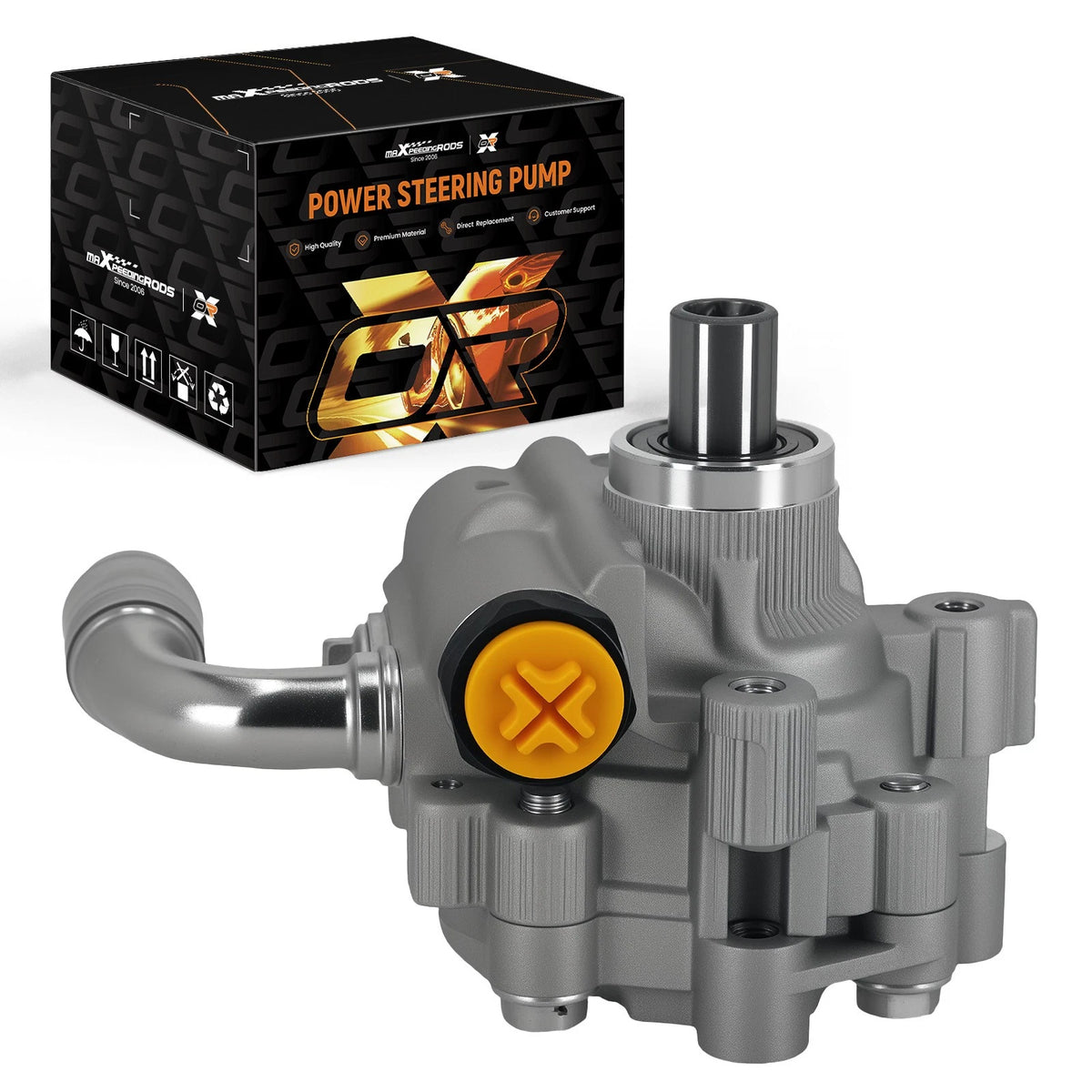 Front Power Steering Pump for Cadillac SRX V6 (2010–2016) 13505837