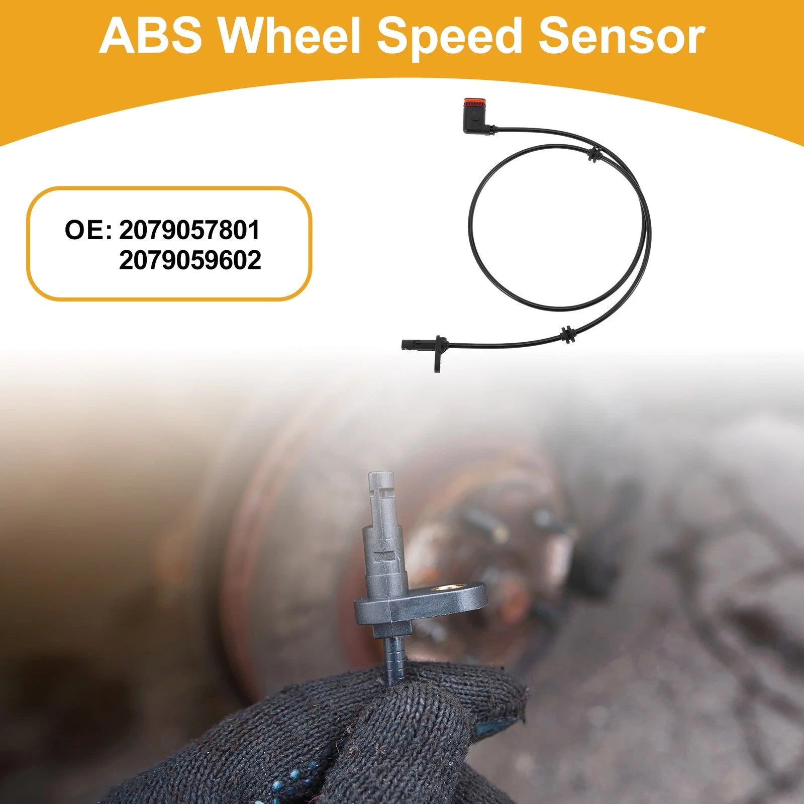 ABS Wheel Speed Sensor Replacement for Mercedes-Benz E550 Rear (2010–2016)