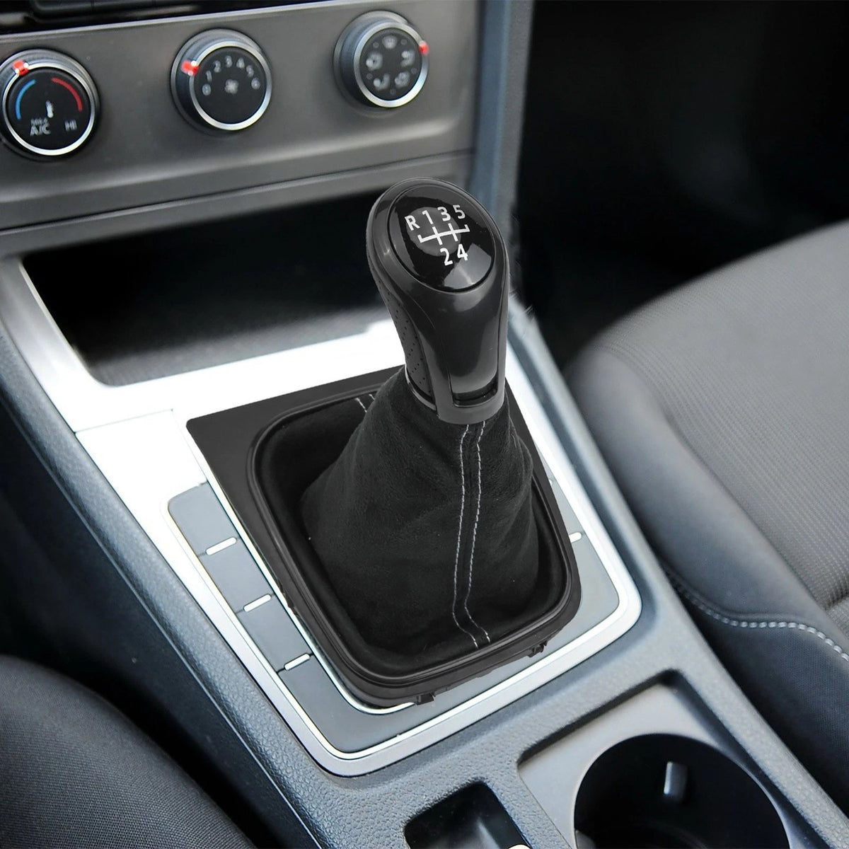 Leather Gear Shift Knob Boot for Golf Jetta (2000–2023)