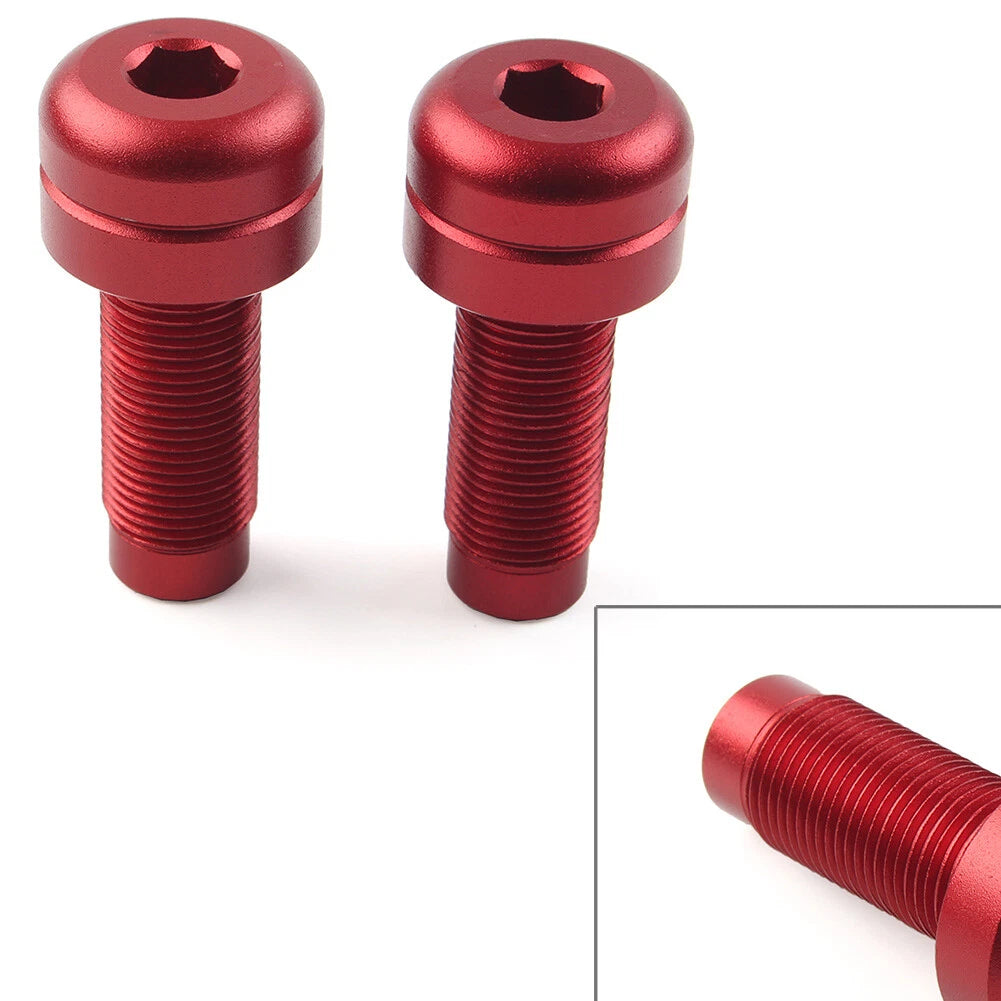 Red Handlebar Grips Bar End Slider Cap for Ducati Panigale (899–1299)