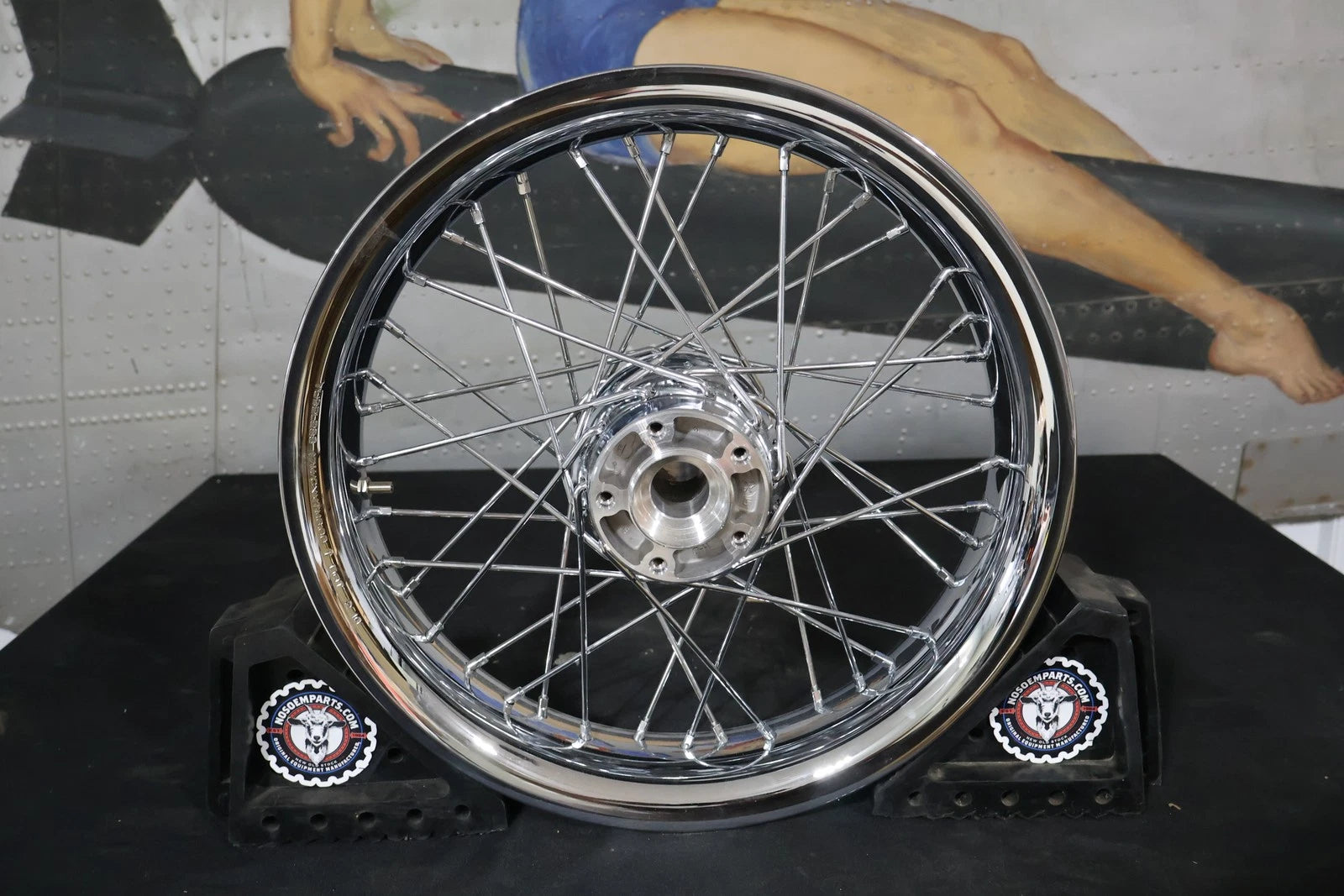 OEM Smooth Chrome Front Wheel for Harley-Davidson Touring (2009–2023)