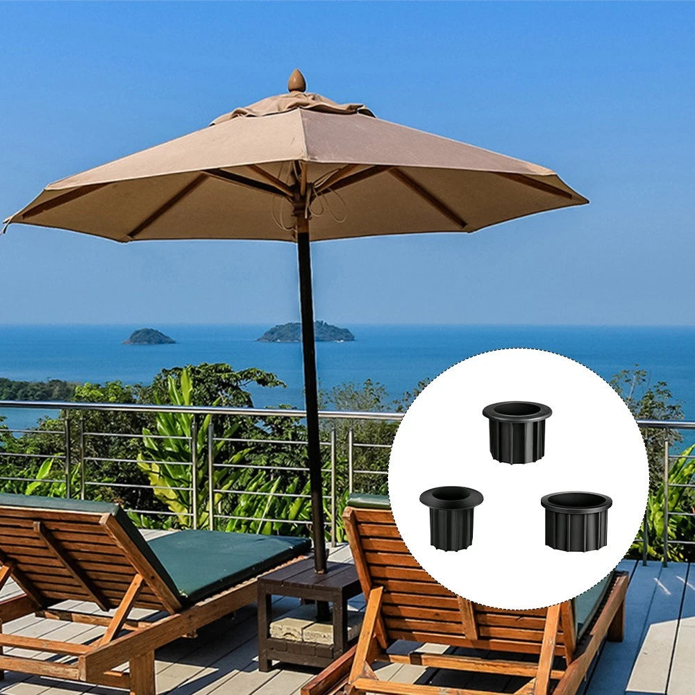 Adjustable Black Plastic Standpipe for Umbrella Poles 32/38/48mm