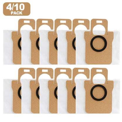 Set of 4 Automatic Emptying Vacuum Cleaner Bags for JONR T5 Pro Robot