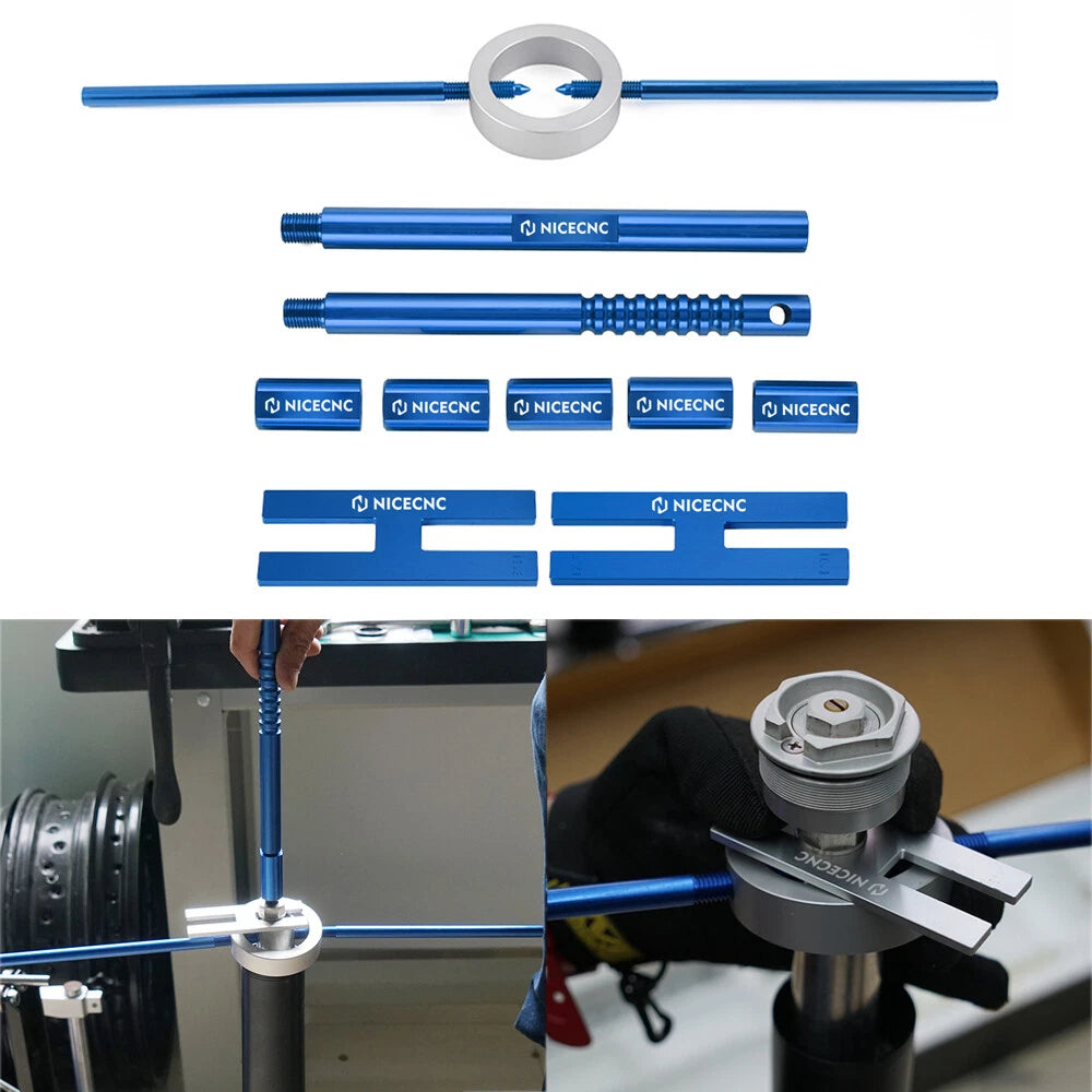 Fork Spring Compressor & Bleeding Tool for 50-1300cc Motorcycle