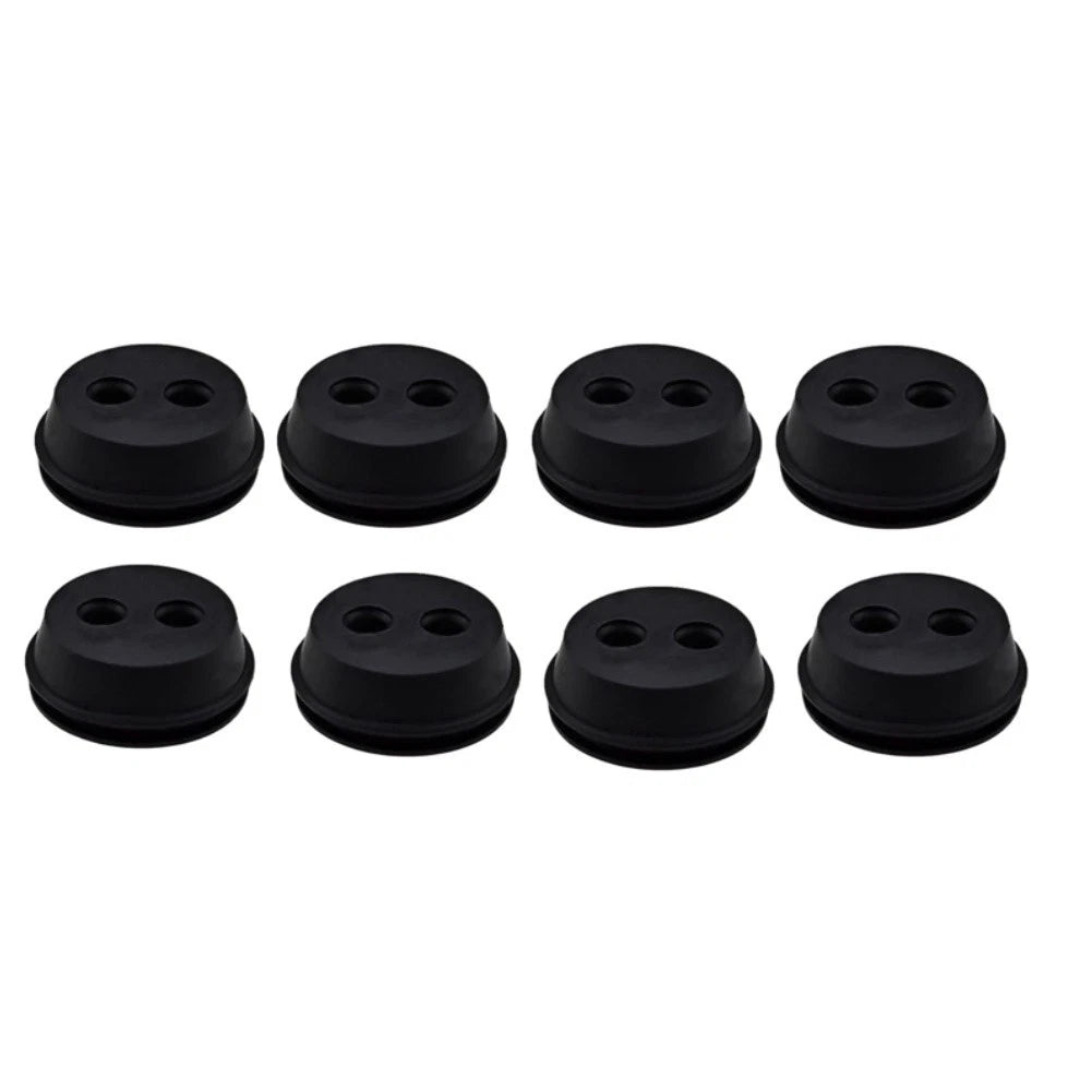 10pcs 21.5mm 2 Hole Rubber Grommet for Trimmer Fuel Tank (Fits )