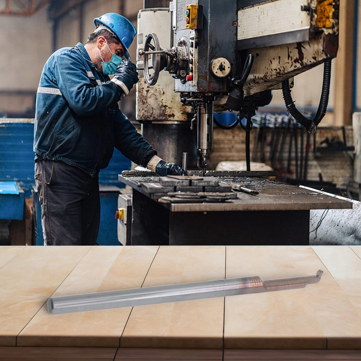 Efficient MGR Integral Internal Boring Cutter for Alloy Steel and Cast Copper