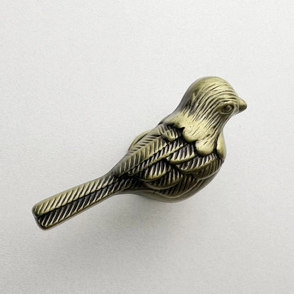 Bird Design Zinc Alloy Cabinet Handle Drawer Knobs for Home Furniture