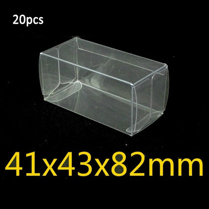 Set of 20 PVC Display Boxes for 1:64 Scale Cars