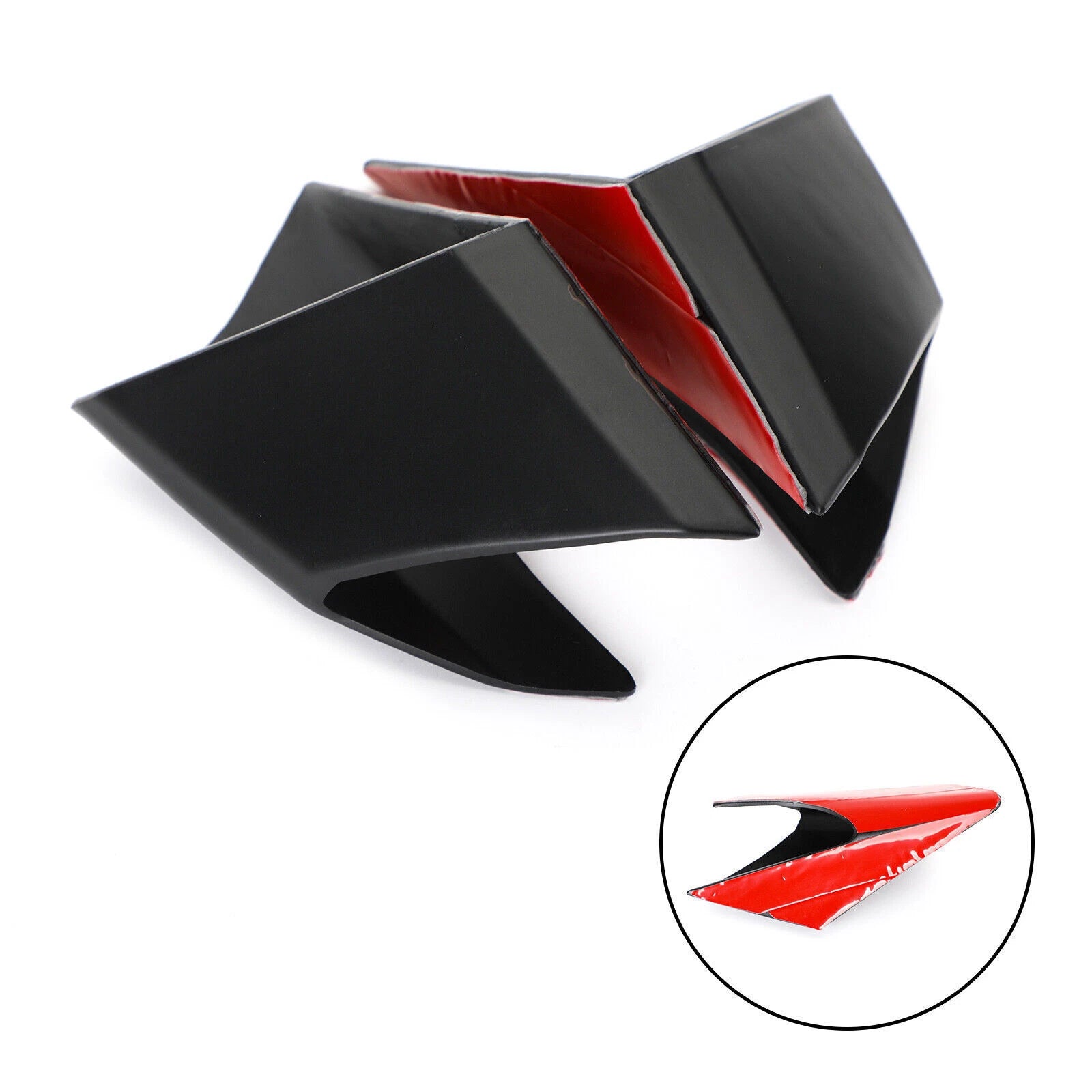 Front Fairing Winglets Side Protection Cover for Honda CBR650R (2019–2021) Black