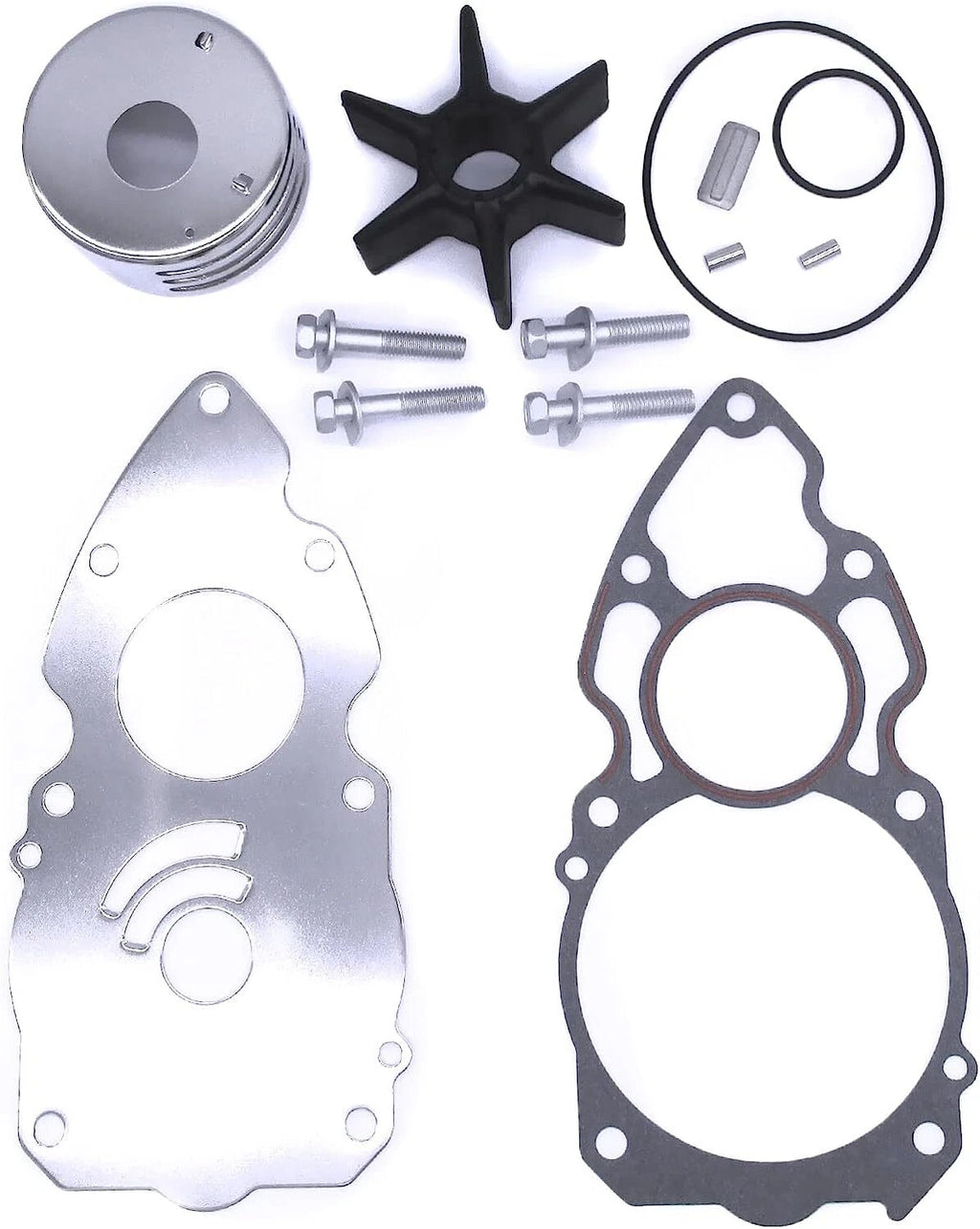 Water Pump Impeller Repair Kit for Yamaha 4 Stroke 300 350 hp (6AW-W0078-00)