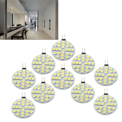 Set of 2 DC12V G4 Socket 24 LED 5050 SMD Light Bulbs for Automotive Use