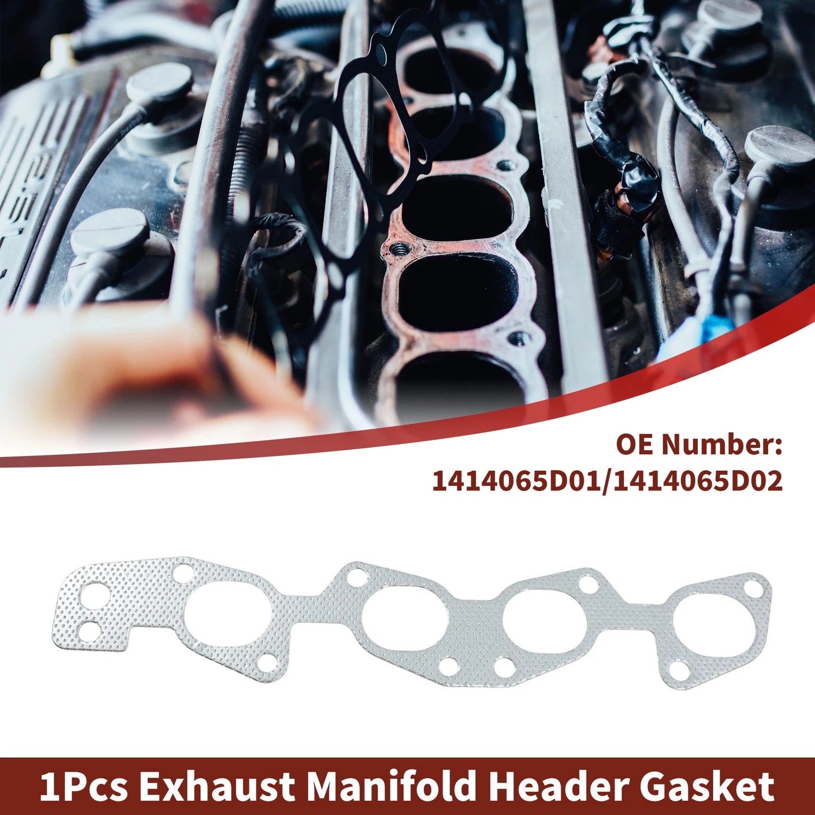 Exhaust Manifold Header Gasket Replacement for Chevrolet Tracker (1998–2008)