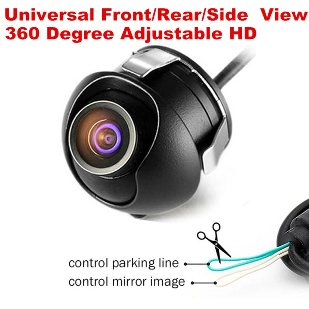 Rear View Backup Camera Kit for Car (Waterproof, 170º CCD, Night Vision)