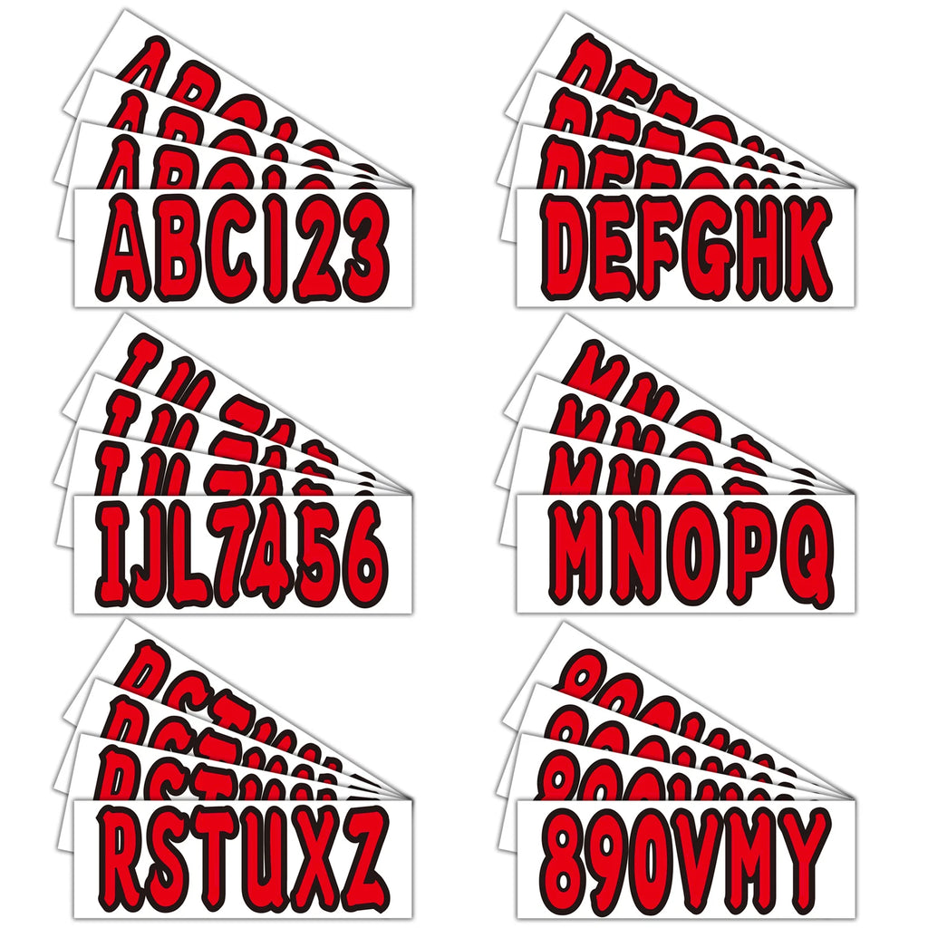 Sticker Kit for Boats & Personal Watercraft (4 Sets, 3")
