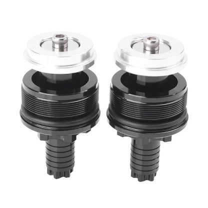 CNC preload adjusters fork bolts for Yamaha YZF-R25/R3 (2014–2023) BLACK