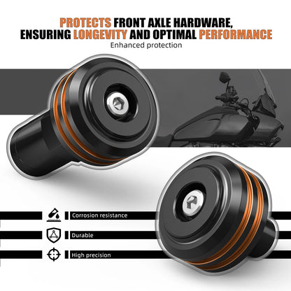 2X Front Axle Nut Covers for Harley Sportster S RH1250S (2021–2024)