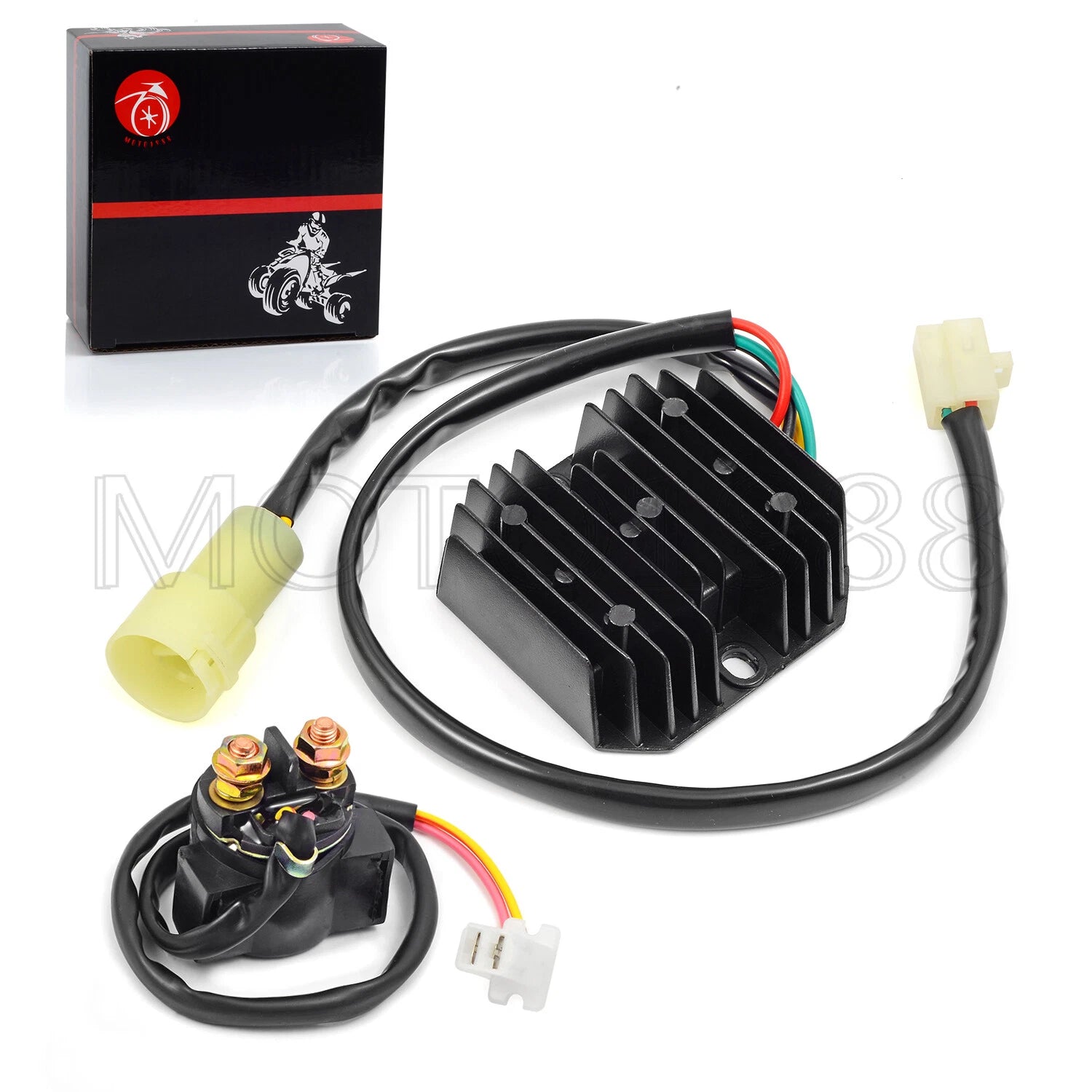 Regulator Rectifier Starter Relay for Honda Fourtrax 300 TRX300 (1988–1992)