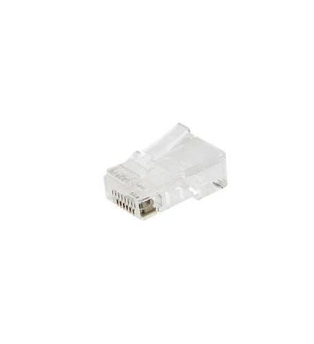 Set of 100 RJ45 Cat5e Modular Plugs for Networking
