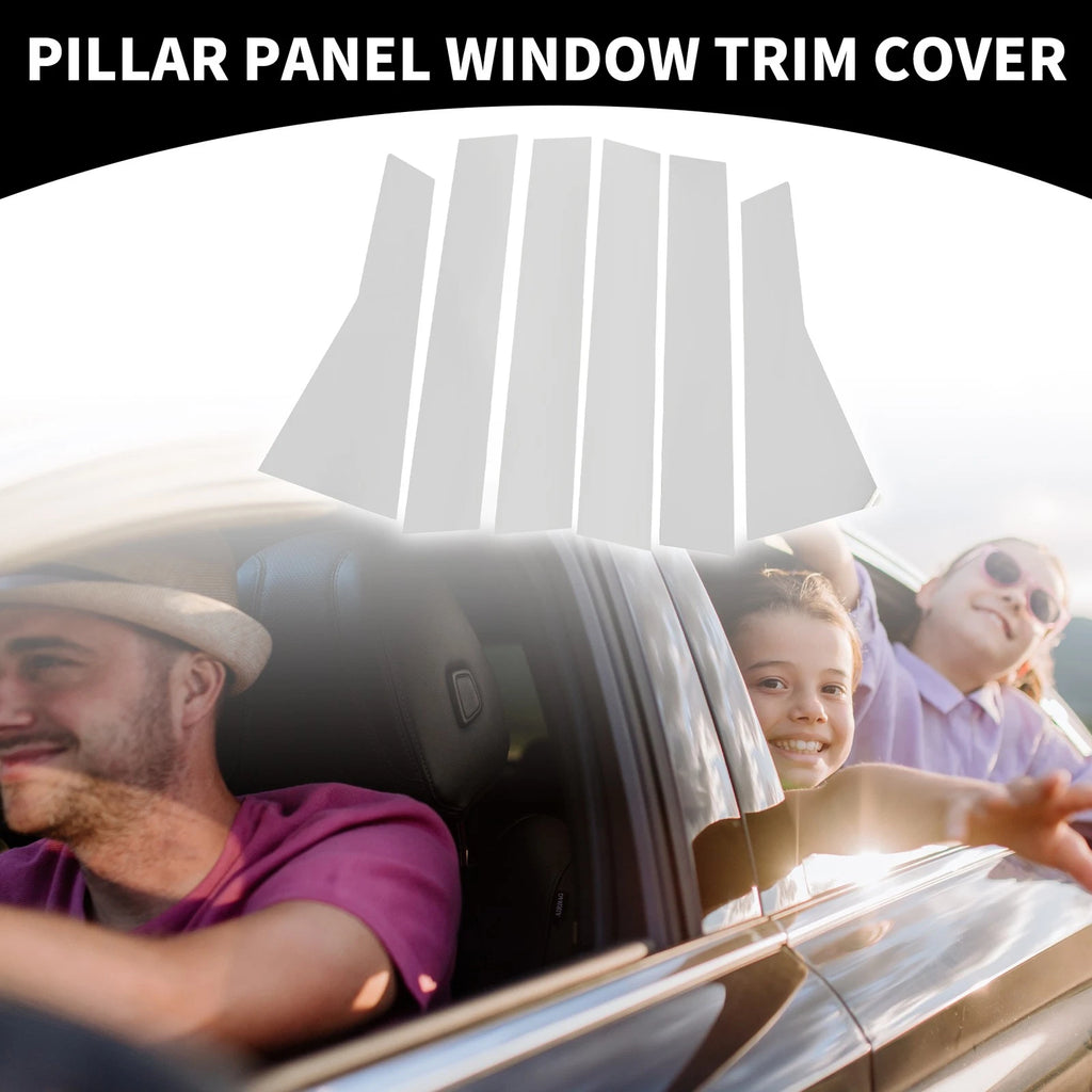 6pcs Pillar Window Trim Cover Replacement for Honda CR-V (2017–2022)