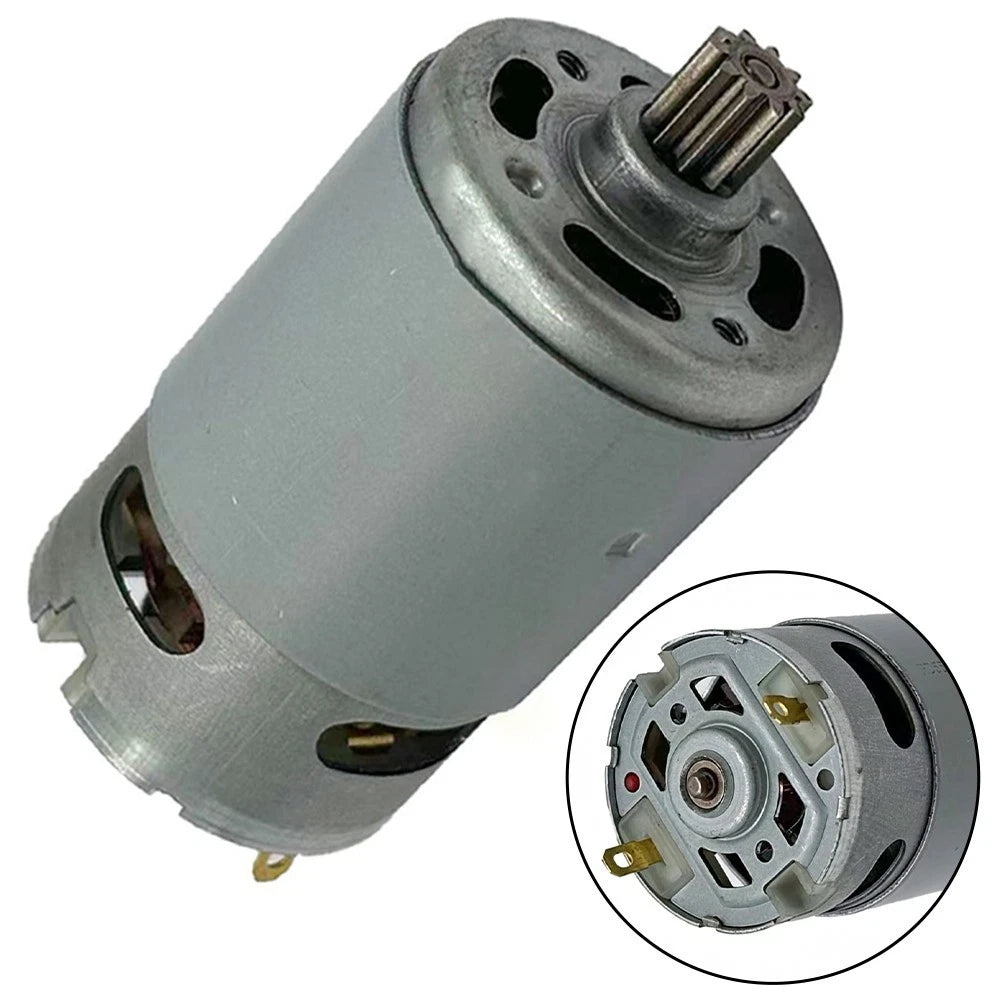 RS550 14.4V Motor for DIY Power Tools (75x37.5mm, 10 Tooth Output Shaft)