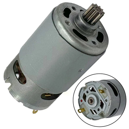 RS550 14.4V Motor for DIY Power Tools (75x37.5mm, 10 Tooth Output Shaft)