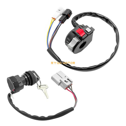 Start Stop Switch & Ignition Key Switch for Yamaha Kodiak 450 (2018–2023)