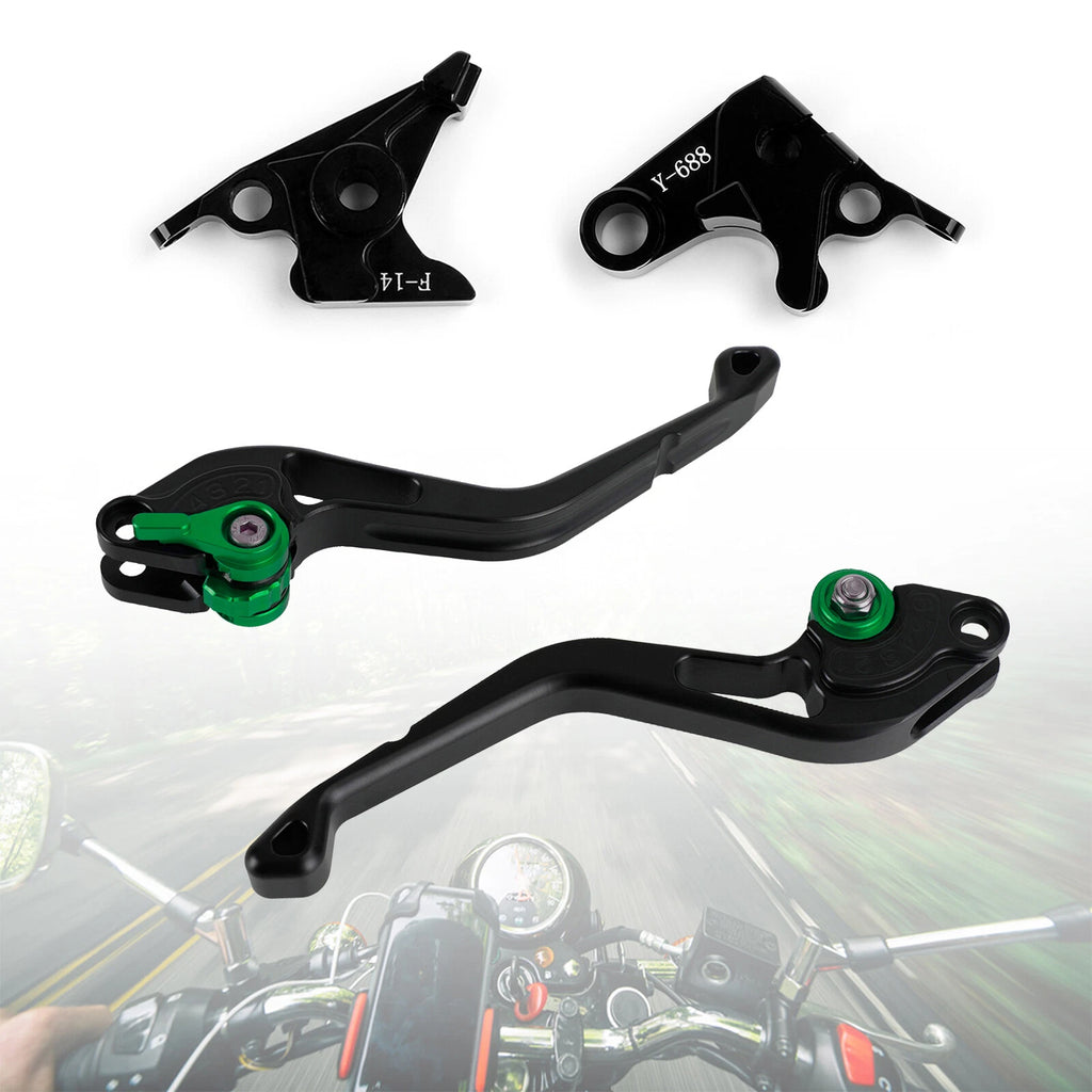 Short Clutch Brake Lever for Yamaha YZF R1 R6 FZ1 FAZER R6S (2000–2023)