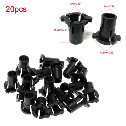 20 Pack Plastic Headlamp Headlight Clip for BMW E30 E34 E24 E32