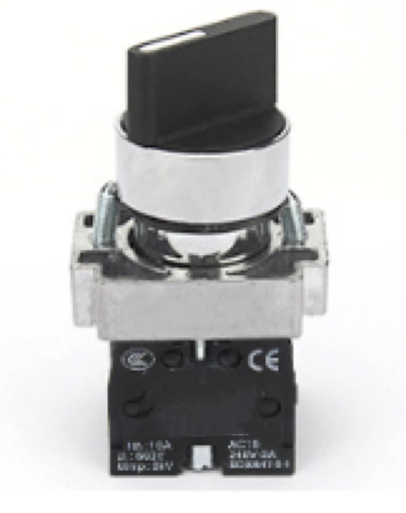 22mm Rotary Switch for XB2-BD23 BD24 (600V) - Stable Self-Locking Mechanism