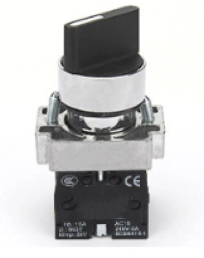 22mm Rotary Switch for XB2-BD23 BD24 (600V) - Stable Self-Locking Mechanism