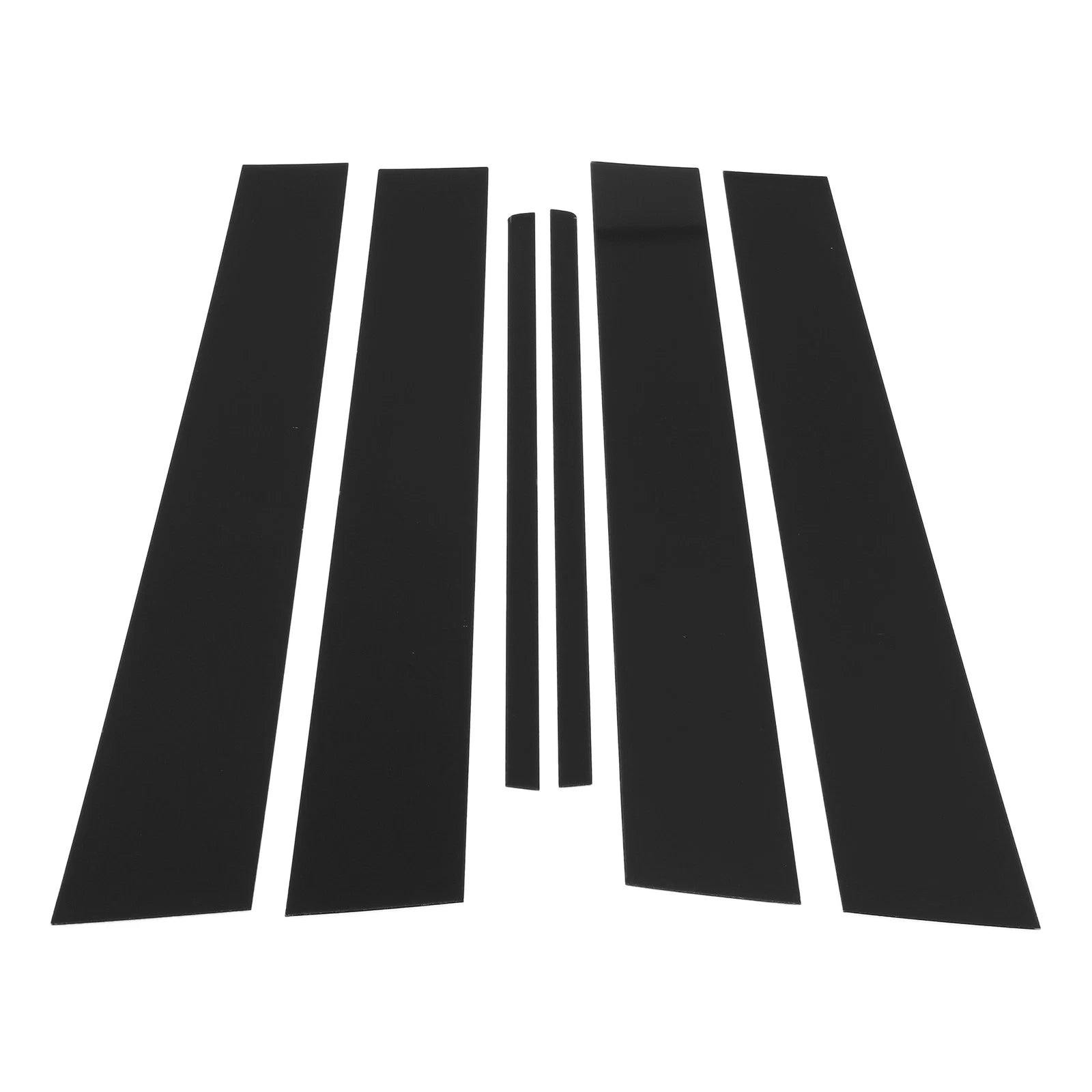 Door Pillar Window Trim Kit Black 6 Pcs for Lexus CT200 (2011–2012)