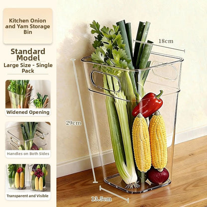 Storage Container for Leafy Greens and Cucumbers (18x13.5x37cm)