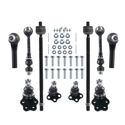 10pc Front Lower Ball Joints Tie Rod Ends Sway Bars Kit for Durango Dakota (2000–2004)