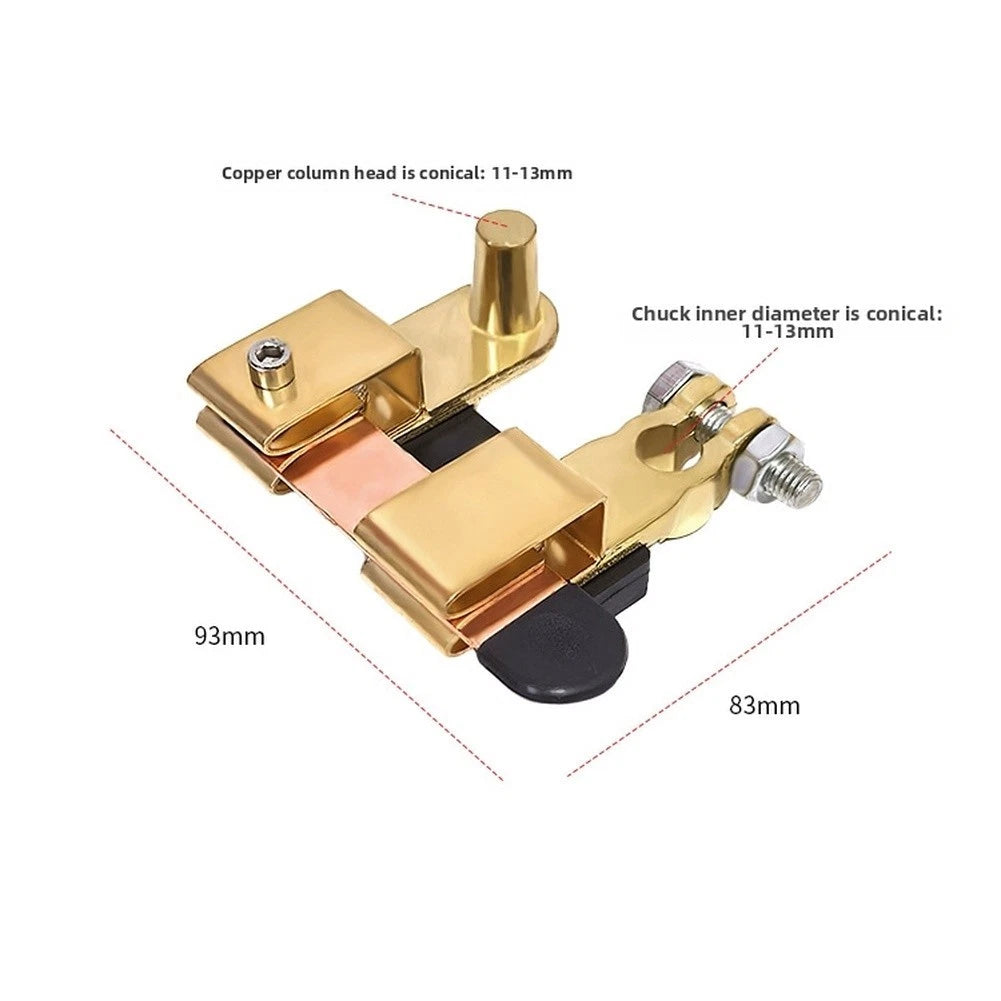 Power Switch for Car Battery Negative Terminal Brass 11 13mm Compatible