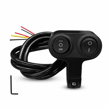 Dual Button On Off Switch for Motorcycle Handlebar 7/8" (ATV)