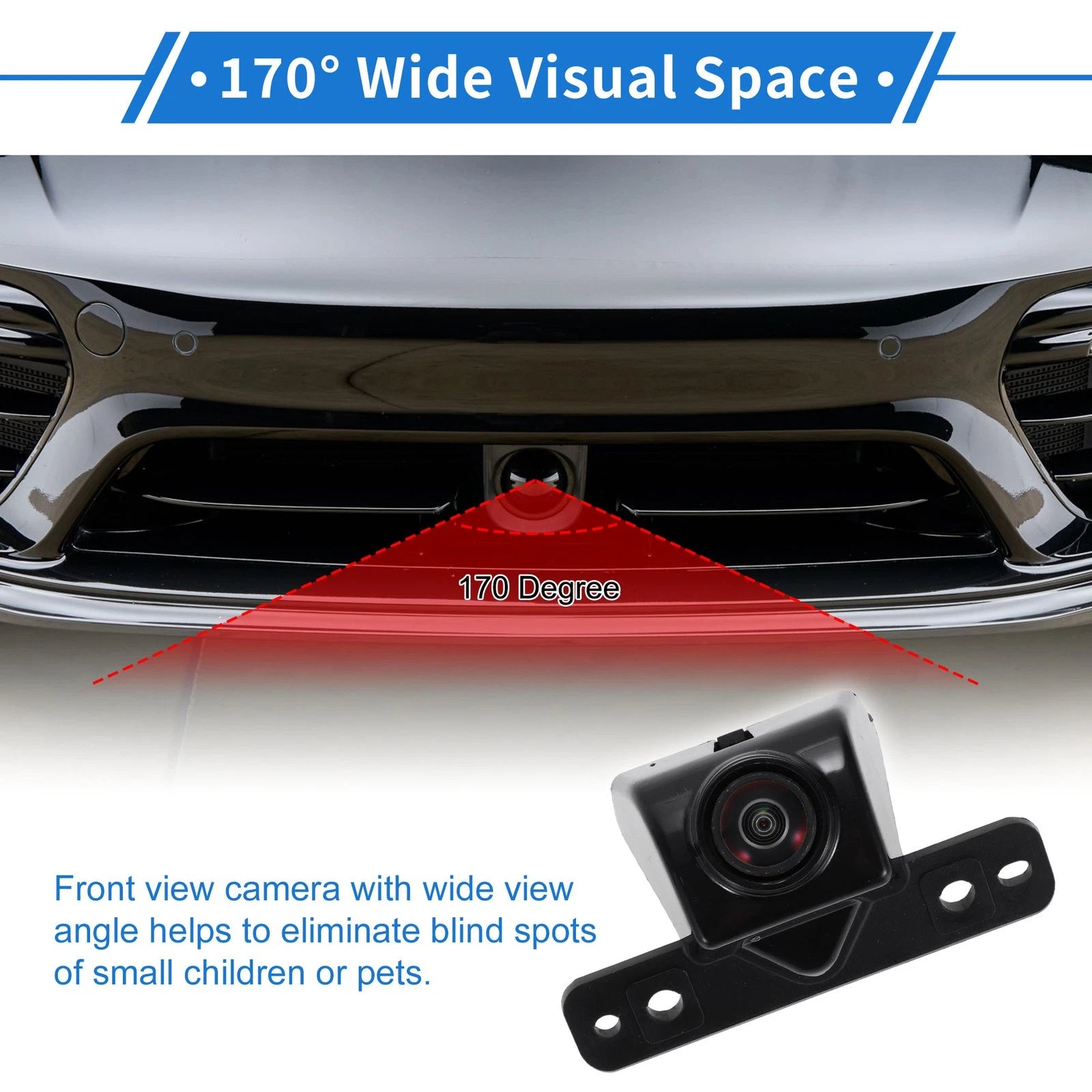 Front View Backup Camera Replacement for Chevrolet Suburban Tahoe 2021–2024