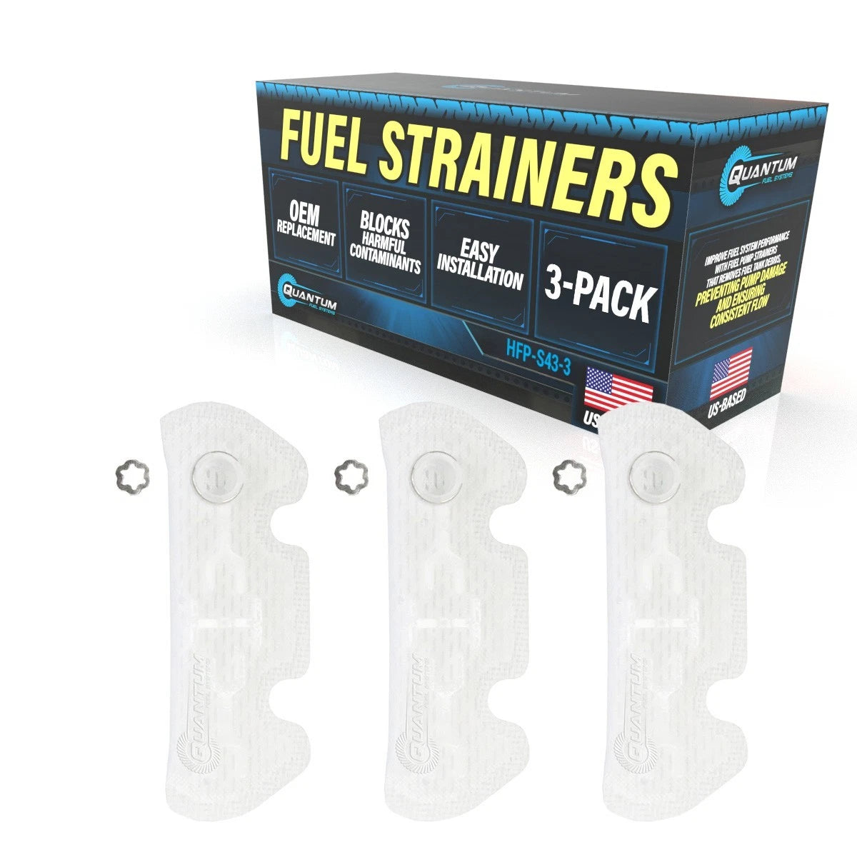 3X QFS Fuel Pump Filter Drainer for