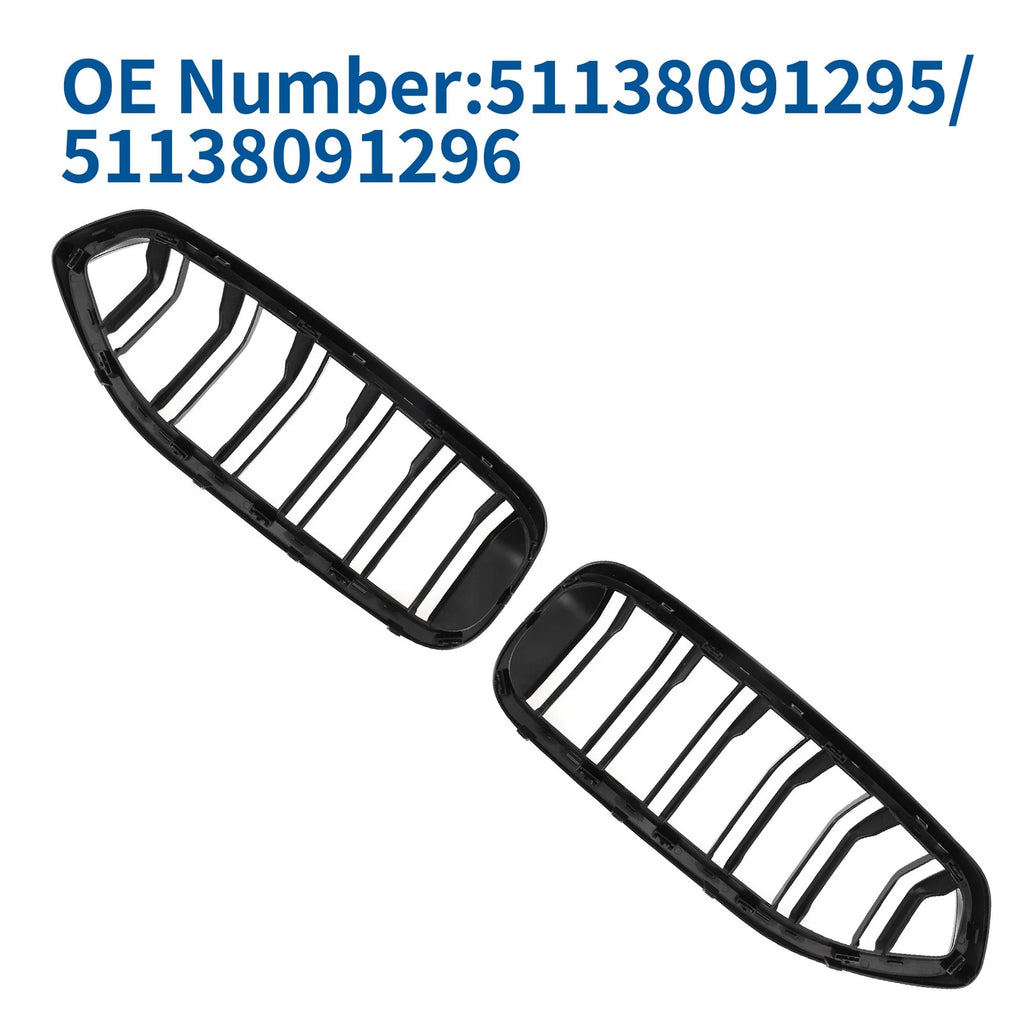 Pair Front Upper Bumper Grille Grill for BMW Z4 G29 (2018–2024) Double Slat