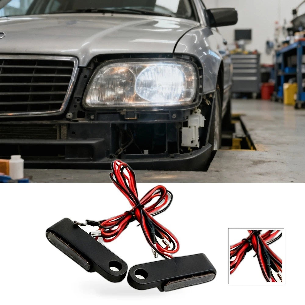 2X Black LED Mini Turn Signal Blinker for Harley Davidson Motorcycle