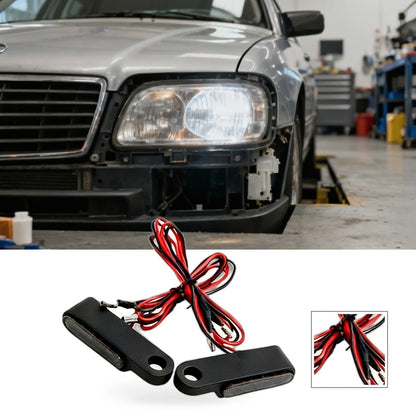 2X Black LED Mini Turn Signal Blinker for Harley Davidson Motorcycle