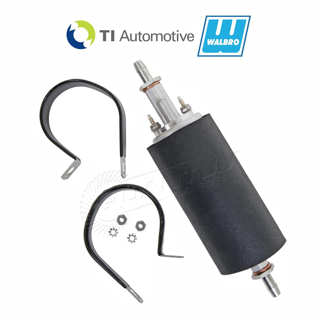 Walbro External Fuel Pump for Frame Mount Conv (60psi/30LPH) + Fittings