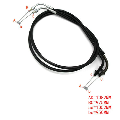 Throttle Cable for Yamaha XV250 V-Star XV250 Route 66 XVS250 XVS125 (1998–2017)