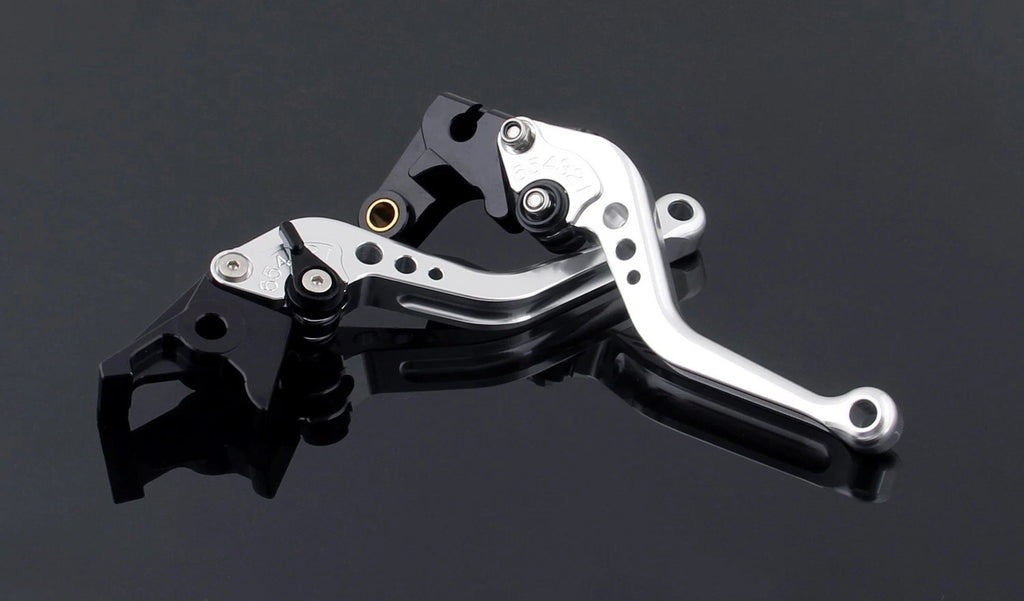 Short Brake Clutch Levers for Ducati Hypermotard 821 SP 2015, 939 SP 2016 (Silver)