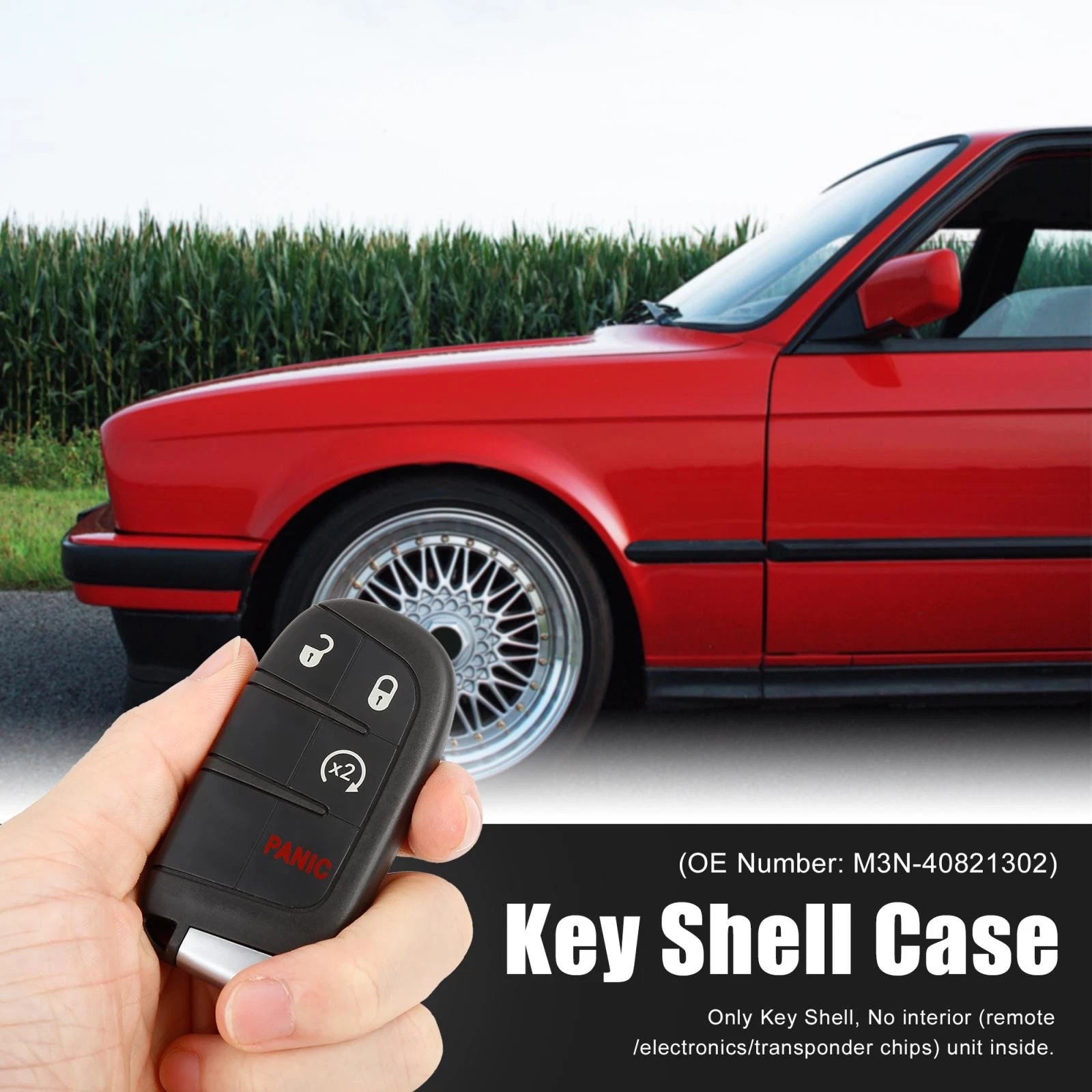 Car Key Fob Shell Case Replacement for Dodge Journey 2011–2020