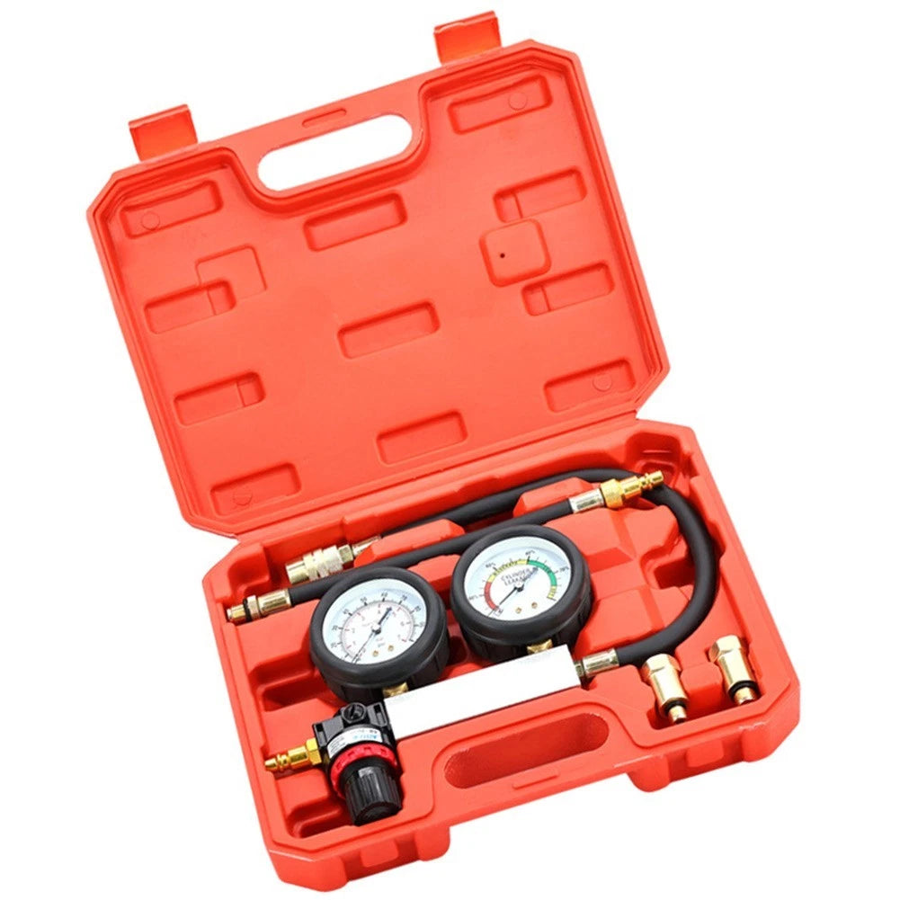Compression Gauge Cylinder Leak Tester for Garage Repair